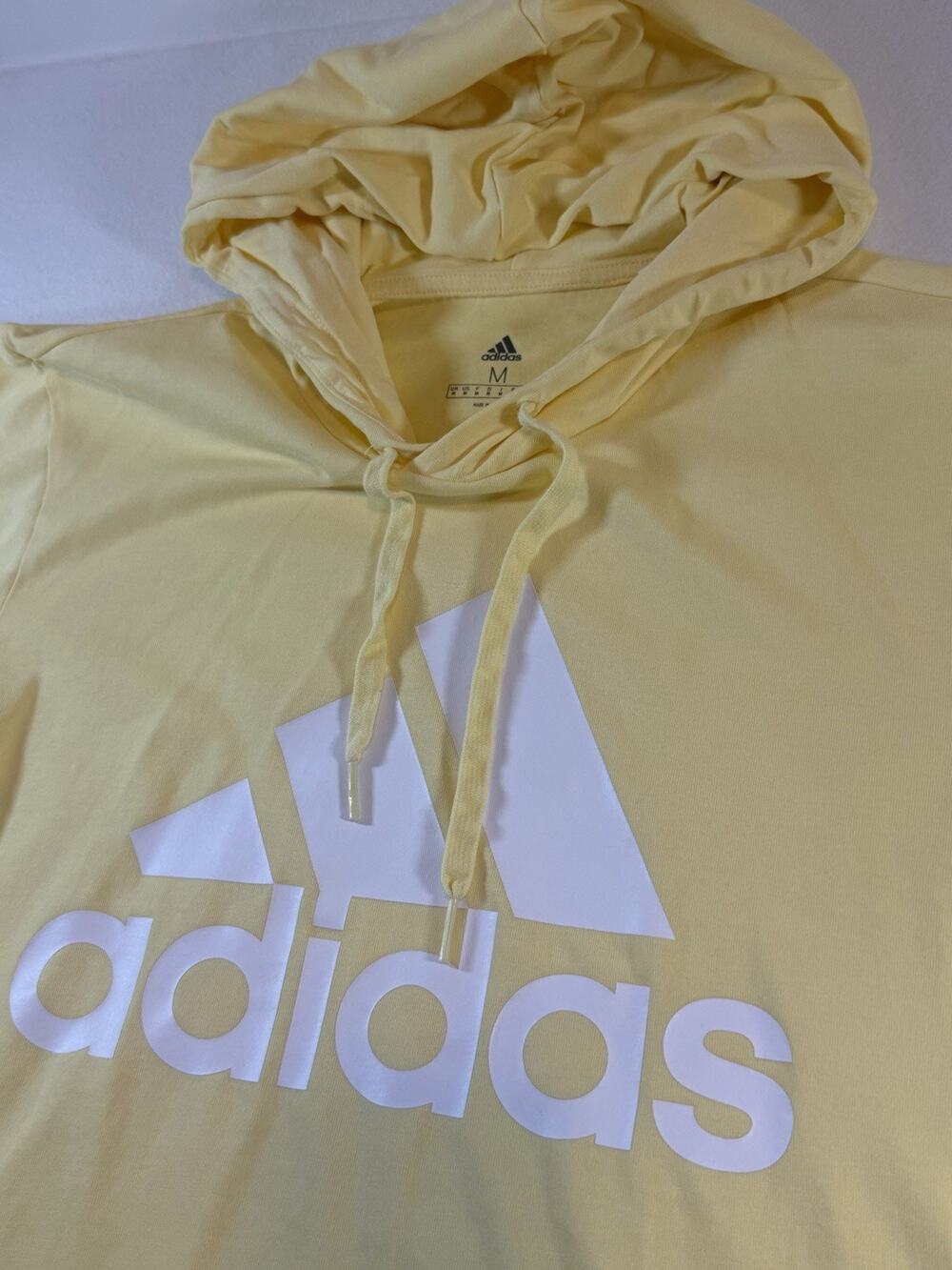Adidas Men’s M Lightweight Logo Hoodie Pullover Long Sleeve